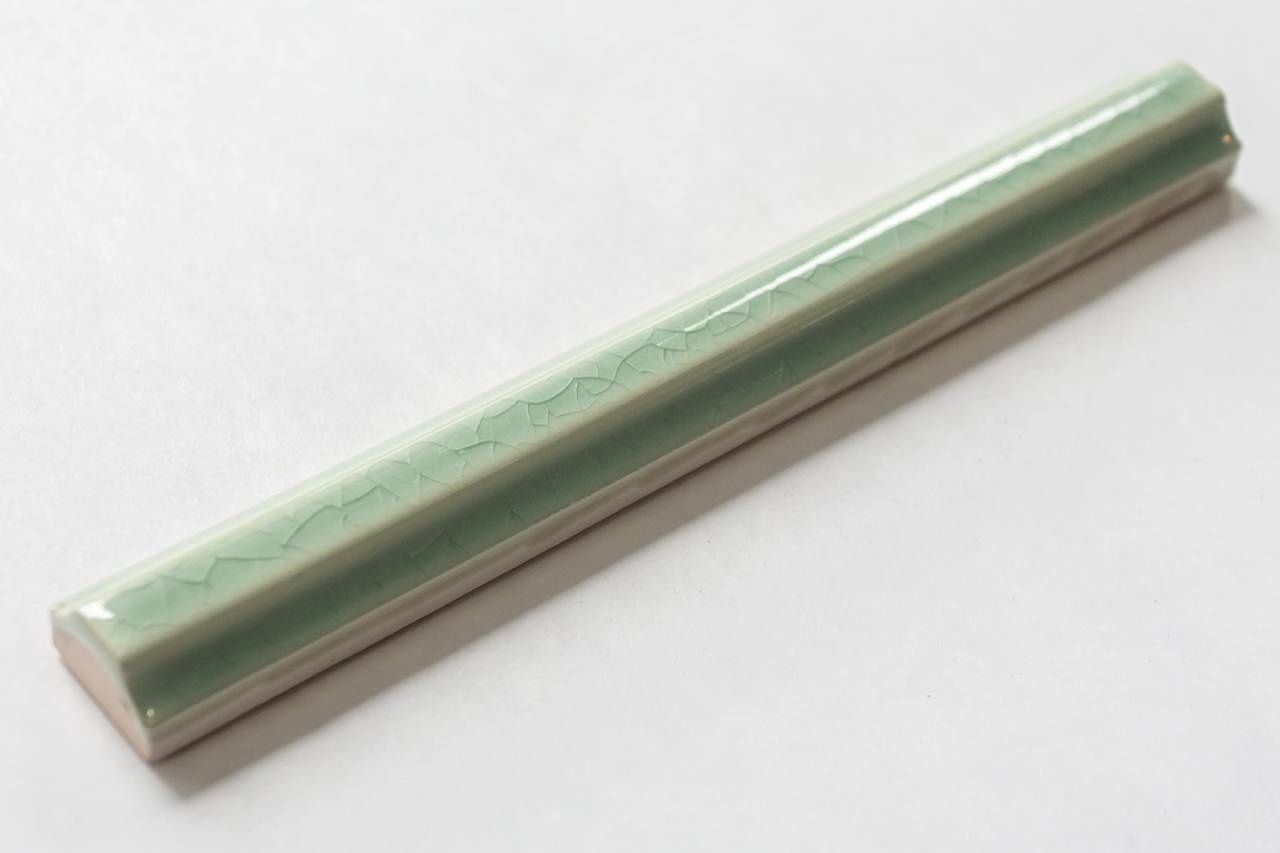 Лист Классико Зеленый светлый кракелюр 1,7х15 см