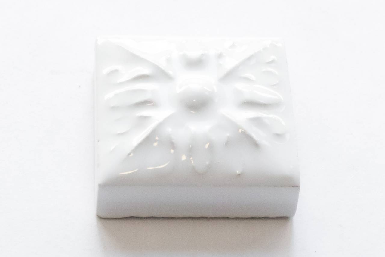 Вставка керамическая Белая 3х3 см